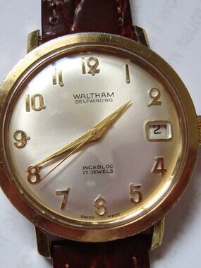 VINTAGE AUTOMATIC WALTHAM 17 JEWELS.RUN GREAT